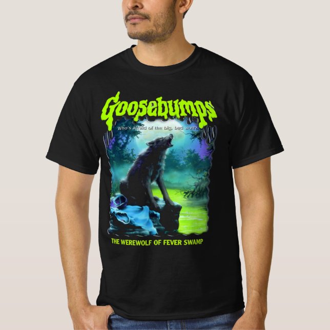 Goosebumps R.L. Stine Werewolf Horror Halloween T-Shirt (Front)