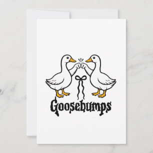 Goosebumps Silly Goose Funny Best Friends Invitation