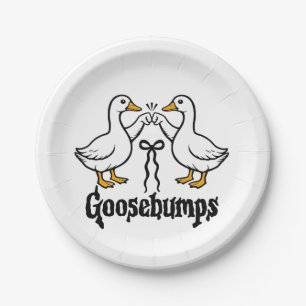 Goosebumps Silly Goose Funny Best Friends  Paper Plate
