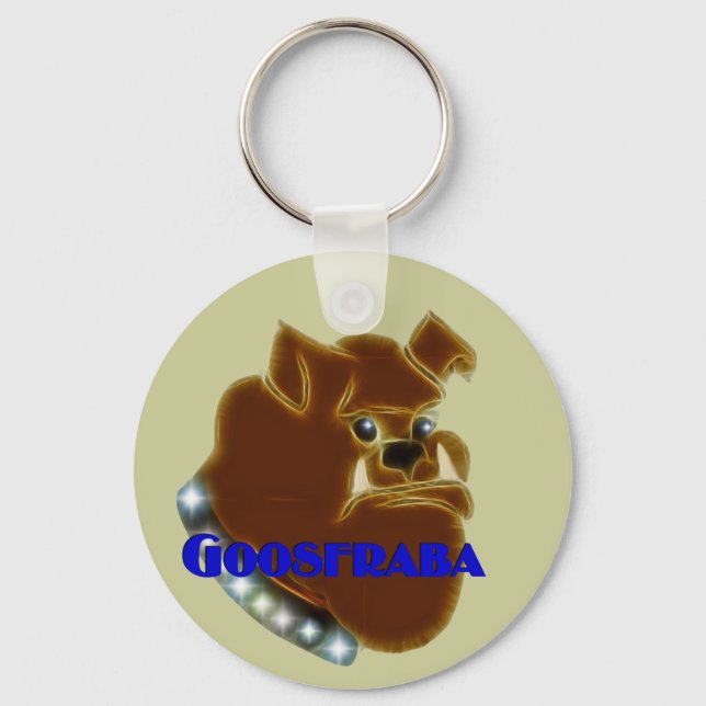 Goosfraba Bulldog Key Ring (Front)
