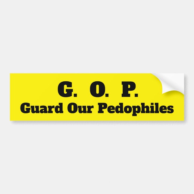 GOP BUMPER STICKER (Front)
