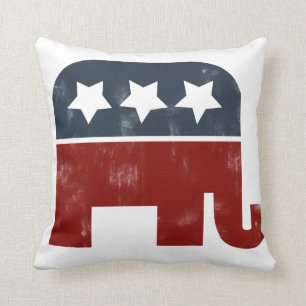 GOP elephant logo Cushion