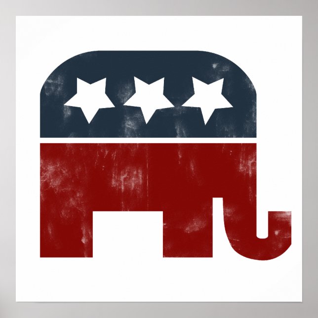 GOP elephant logo Poster (Front)