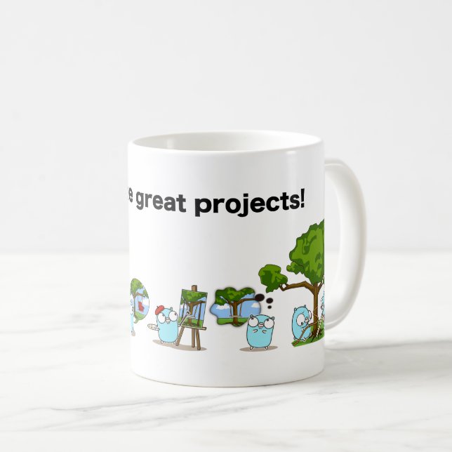 Gopherくん Coffee Mug (Front Right)