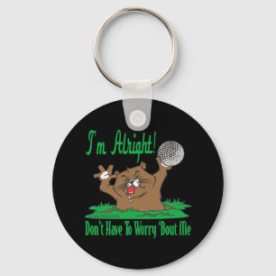 Gopher and the Golfball Key Ring