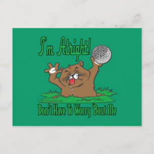 Gopher and the Golfball Postcard