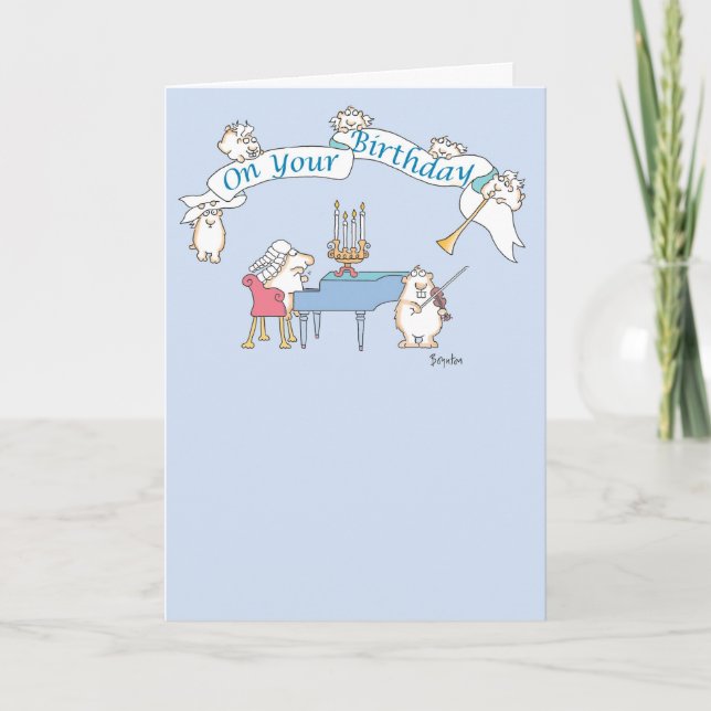 GOPHER BAROQUE Birthday Card (Front)