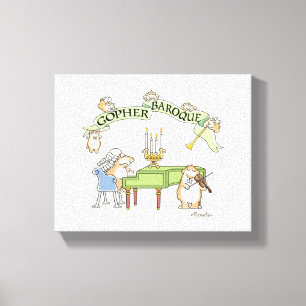 GOPHER BAROQUE by Sandra Boynton Canvas Print