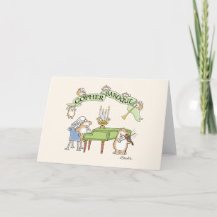 GOPHER BAROQUE by Sandra Boynton Card