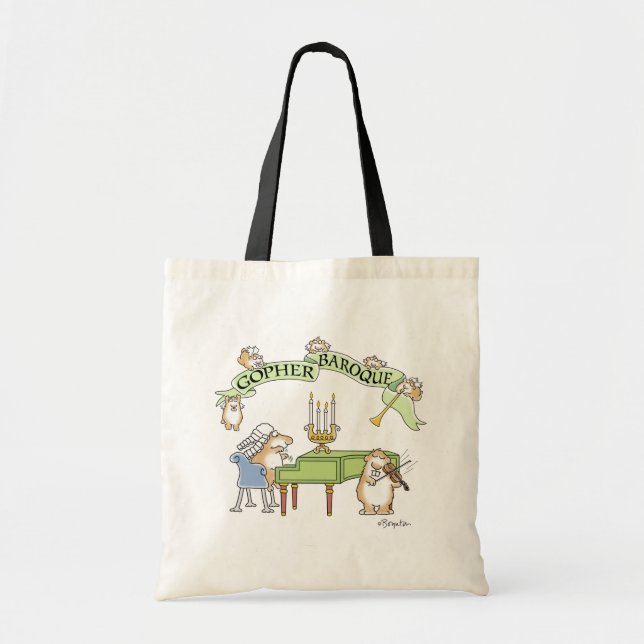 GOPHER BAROQUE by Sandra Boynton Tote Bag (Front)