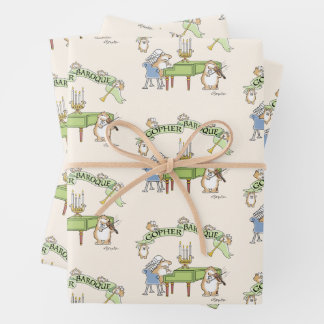 GOPHER BAROQUE by Sandra Boynton Wrapping Paper Sheet
