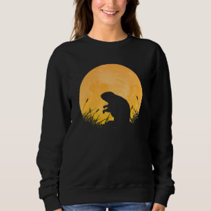Gopher Easy Halloween Outfit Rodent Animal Moon Co Sweatshirt