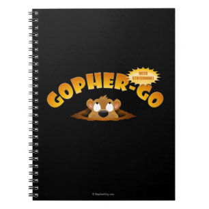 Gopher-Go Spiral Notebook