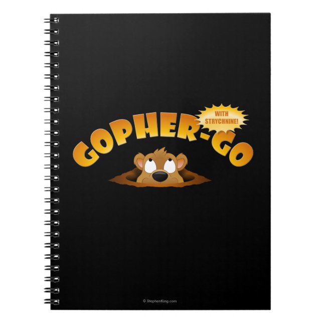 Gopher-Go Spiral Notebook (Front)