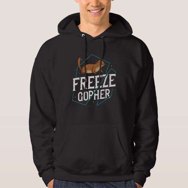 Gopher Hunting   Traps Killer Hoodie (Front)