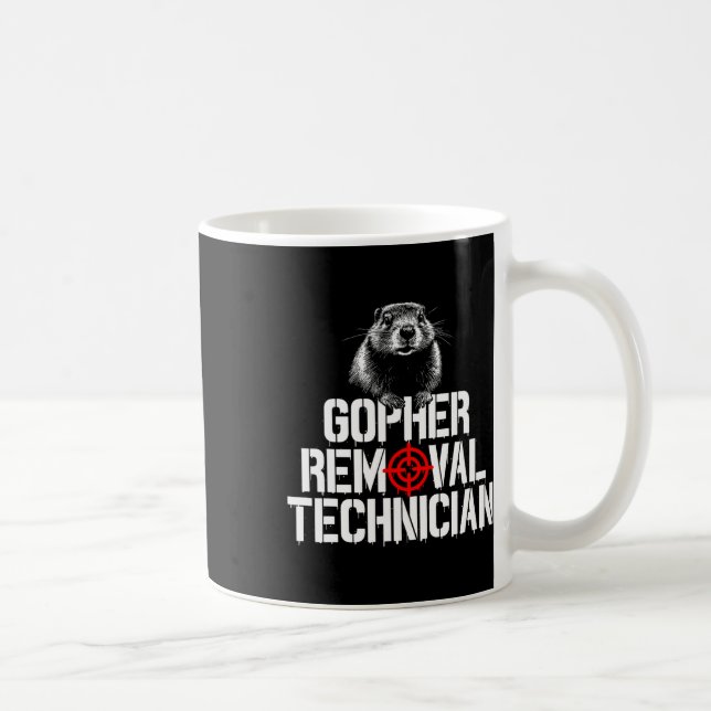 Gopher Hunting Trip Gopher Hunter Supplies Gopher  Coffee Mug (Right)