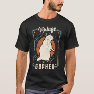 Gopher Vintage Retro Classic Animal Love 1 T-Shirt