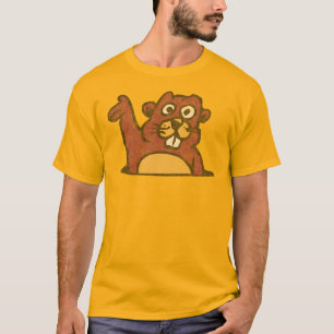 Gopher Vintage Style Distressed T-Shirt