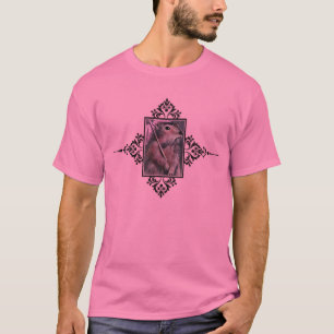 Gopher With Parasol Pink Tee