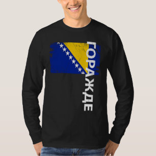 Gorazde Bosnia Flag For Bosnian Men Women Kids T-Shirt