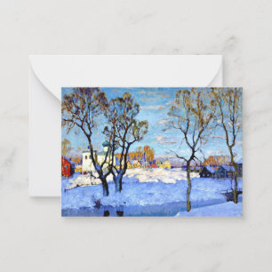 Gorbatov - Early Spring in Pskov Card