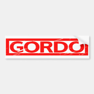 Gordo Stamp Bumper Sticker