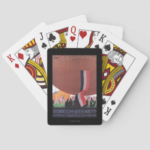 Gordon Bennett Hot-Air Balloon Race Playing Cards