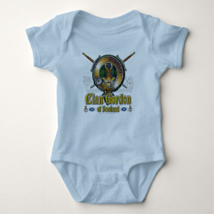 Gordon Clan Badge Baby Bodysuit