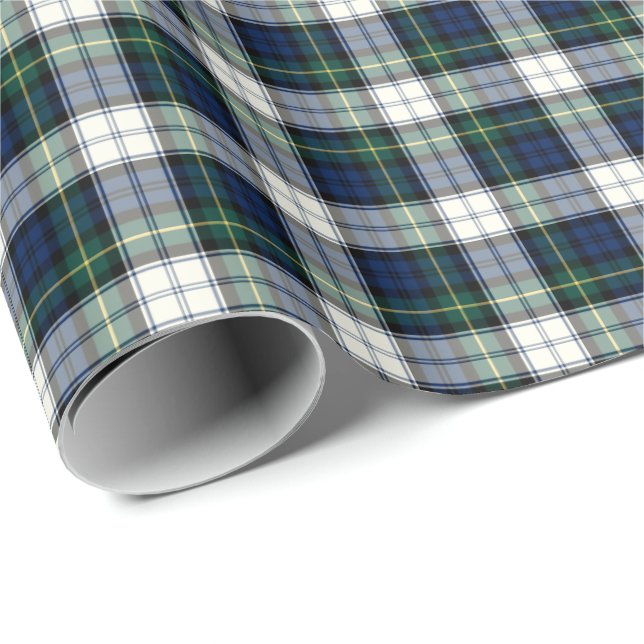 Gordon Clan Dress Tartan Wrapping Paper (Roll Corner)