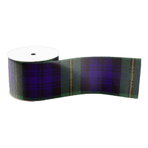 Gordon clan Plaid Scottish tartan Grosgrain Ribbon