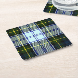 Gordon Dress Plaid Paper Coasters