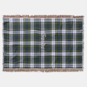 Gordon Dress Tartan Plaid Custom Throw Blanket
