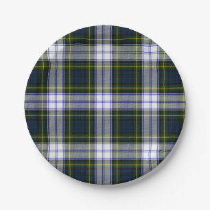 Gordon Dress Tartan Plaid Paper Plate