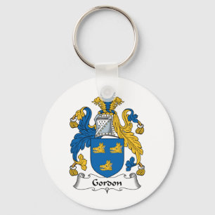 Gordon Family Crest Key Ring