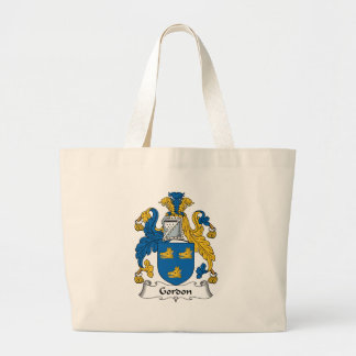Gordon Family Crest Large Tote Bag