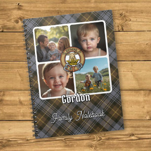 Gordon Family Photo Collage Notebook