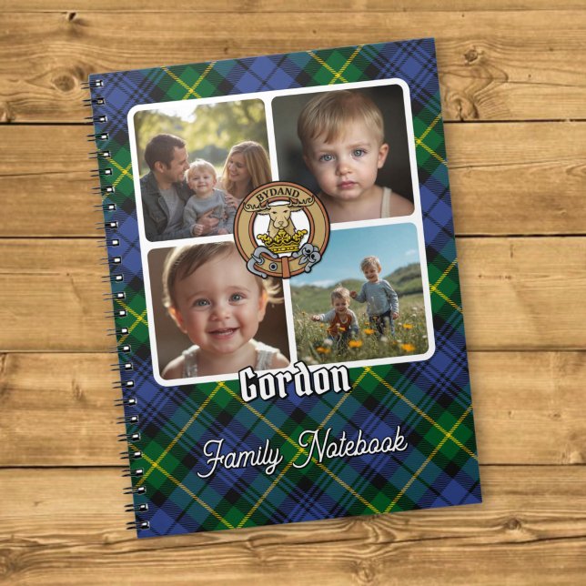 Gordon Family Photo Collage Notebook (Creator Uploaded)
