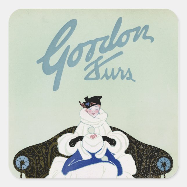 Gordon Furs Square Sticker (Front)