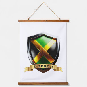 Gordon Jamaica National Heritage Shield Hanging Tapestry