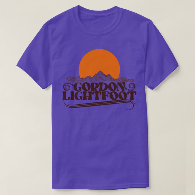 Gordon Lightfoot Rising Sun T-Shirt (Design Front)