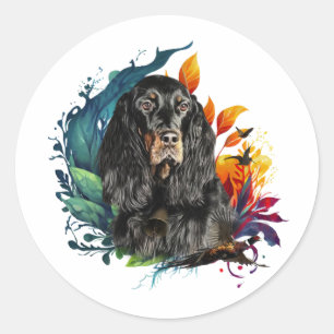 Gordon Setter Classic Round Sticker