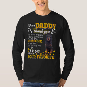 Gordon Setter Dear Daddy Thank You For Being My Da T-Shirt