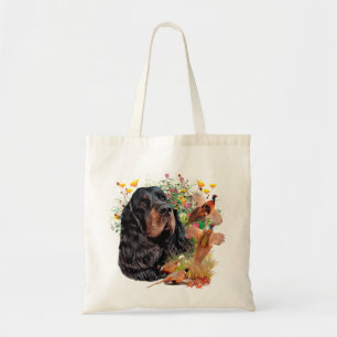 Gordon Setter , Duck hunting Tapestry Poster Throw Tote Bag