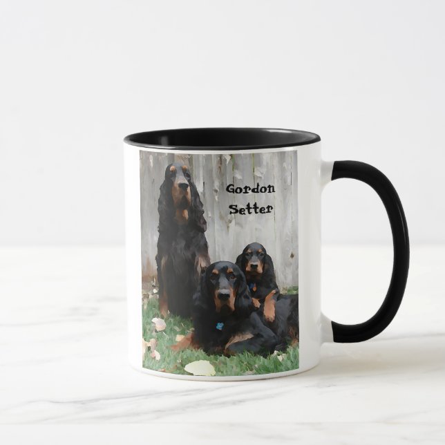 Gordon Setter Generations Painting Ceramic Mug (Right)