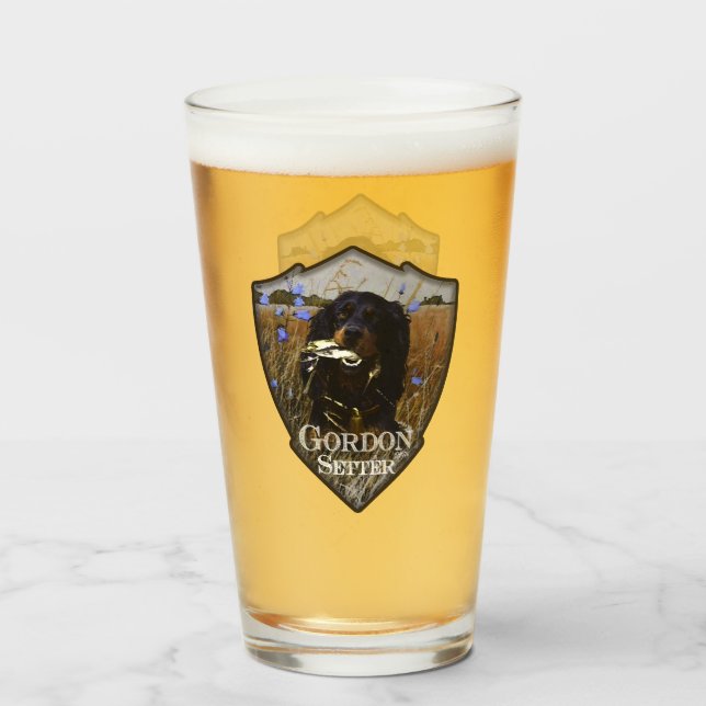 Gordon Setter    Glass (Front Filled)