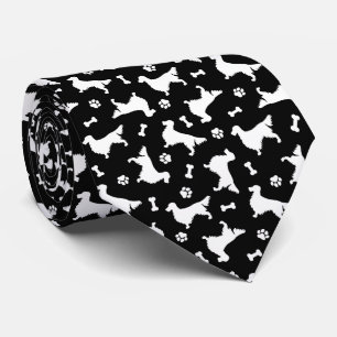 Gordon Setter Icon Pattern Neck Tie