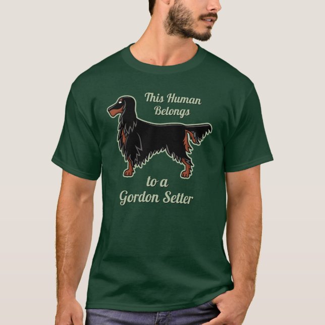 Gordon Setter Icon T-Shirt (Front)