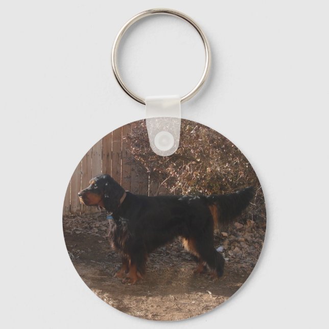 Gordon Setter Keychain (Front)