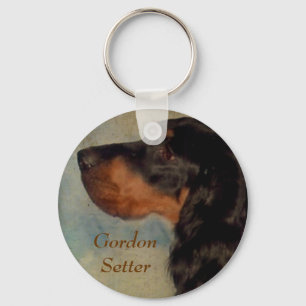 Gordon Setter Keychain