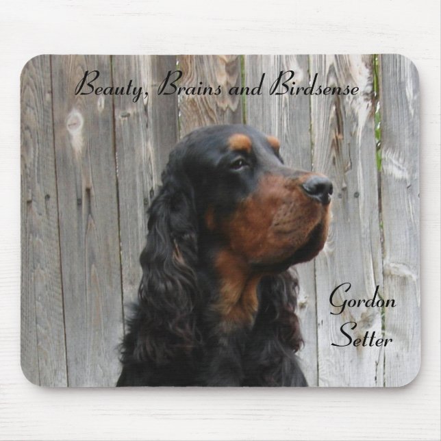 Gordon Setter Mousepad (Front)